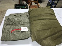 MISC MILITARY LOT TARP SCREEN FOR BED?