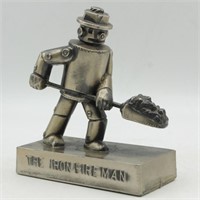 "The Iron Fireman" Robot Coal Burner Paperweight
