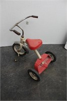 1960's Trike Red/Cream All Metal