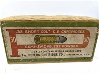 (50) Rounds 38 Short Colt, Vintage