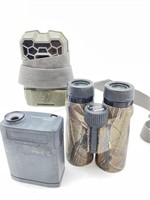 Nikon Binoculars, Stealth Cam, Bushnell Yardage