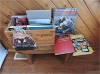 Selection Coffee Table Books, Magazine Box