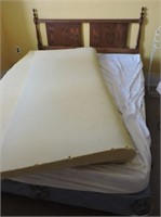 Queen/ Double Headboard, Bed Frame, Foam Topper