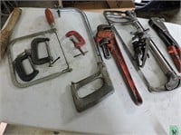 Hacksaw, Coping Saw, C Clamps, Etc