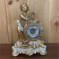 Italian Ceramic Mantle Clock