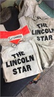 Vintage Lincoln Star Newspaper carriers