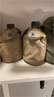 US Army canteens lot of 2