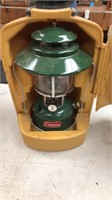 Coleman Gas lantern and handy carrying case