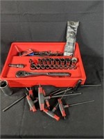 1/2" Drive Craftsman Socket Set, Ratchet & Hex