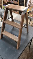 Wooden “Gimme 3 step” ladder - this little thing