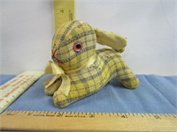 Straw Stuffed Bunny - Made In Japan