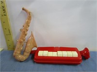 Vintage Hard Plastic Musical Instruments  - 1953