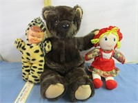 Vintage Baby Doll & Bear