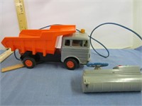 Vintage Remote Control Japanese Tin Truck - Works