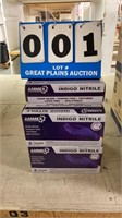 Lot of Ammex Indigo Nitrile Gloves