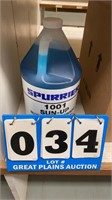 Bottle of Spurrier Sun-Up Blue Detergent