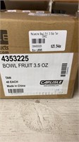 Case of Carlisle Melamine Fruit Bowls