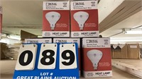 Lot of 5 Royal Industries Heat Lamp Bulbs