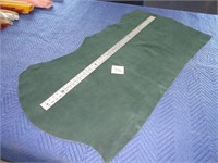 Tanned Suede Hide - Green