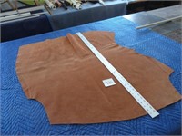 Tanned Suede Hide - Rust