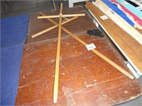 (2) Wood Pole Craft Pieces