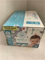 120 Ct Honest Company Size 4 Diapers