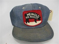 Vintage Snapback Trucker Hat - Heinold Hog Patch