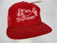 Vintage Snapback Trucker Hat - 1986 Louisville NCA