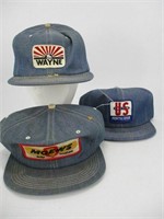 Vintage Snapback Trucker Hat - Lot (2) Farm Patch