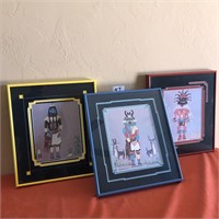3 Framed Kachina’s Courtesy of Arizona Bank