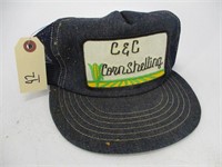 Vintage Snapback Trucker Hat - Corn Sheller Patch