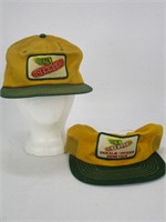 Vintage Snapback Trucker Hat - Lot (2) DeKalb Patc