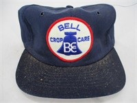 Vintage Snapback Trucker Hat - Bell Crop Care Patc