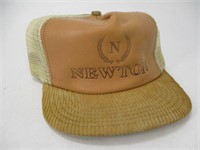 Vintage Snapback Trucker Hat - Newton Leather