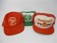 Vintage Snapback Trucker Hat - Lot (3) Printed
