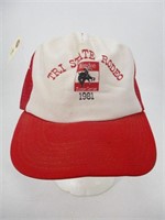 Vintage Snapback Trucker Hat - 1981 Tri State Rode