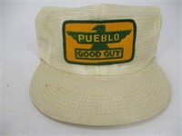 Vintage Snapback Trucker Hat - Pueblo Goodguy Patc