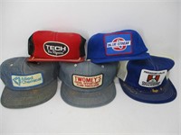 Vintage Snapback Trucker Hat - Lot (5) Patch