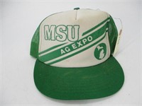 Vintage Snapback Trucker Hat - MSU Ag Expo Print