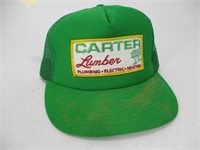 Vintage Snapback Trucker Hat - Carter Lumber Patch