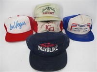 Vintage Snapback Trucker Hat - Lot (5) Embroiderd
