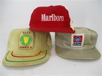 Vintage Snapback Trucker Hat - Lot (3) Corduroy Ha