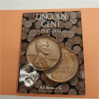 Lincoln Cent Coin Book/Complete with Coins