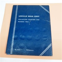 Lincoln Head Cent Book/Partial Complete
