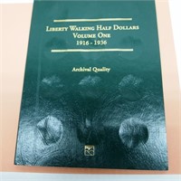 Liberty Walking Half Dollars Coin Book