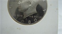 1980 Kennedy Half dollar
