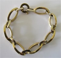 18KT Yellow & White Gold MCM '60s Bracelet 7.5" L
