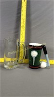 Harley Davison and golf mugs