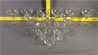 Champagne glasses & mini goblets