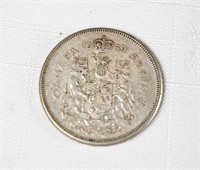 1959 - SILVER 50c CANADA  FIFTY CENT PIECE COIN